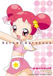  harukaze_doremi ojamajo_doremi pink_eyes pink_hair star swimsuit 