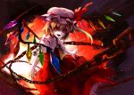  chain chains flandre_scarlet oburaato ponytail red_eyes short_hair side_ponytail touhou wings 
