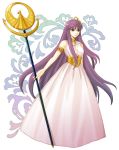  artist_request dress kido_saori long_hair purple_hair saint_seiya scepter yu-ichi 
