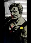  blood blood_on_face dc_comics inaba_taro solo the_comedian watchmen 