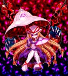  hat highres kusanagi_kaoru long_hair mechanization medabots medarots purple_eyes touhou umbrella violet_eyes yakumo_yukari 