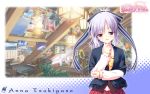  grey_hair ribbons seifuku sugirly_wish tsukigase_anna 