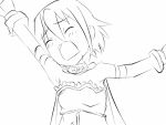  animated_gif gif hangaku lineart lowres mahou_shoujo_madoka_magica miki_sayaka monochrome sword tantrum weapon 