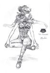  doom_(game) monochrome monster pain_elemental personification 