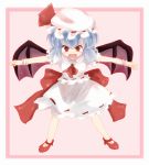  blue_hair hat red_eyes remilia_scarlet shize_(coletti) solo touhou wings xyxy0707 