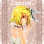  bad_id bare_shoulders blonde_hair choker green_eyes kagamine_rin lips looking_at_viewer short_hair solo tcb tears unbuttoned vocaloid 