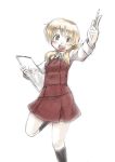  hidamari_sketch kamekichi27 miyako open_mouth pencil school_uniform sketchbook smile solo yellow_eyes yuno 