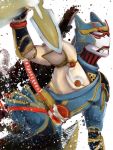 armor helmet ivan_karelin male origami_cyclone shuriken solo superhero tiger_&amp;_bunny tk_(gixsa) weapon 