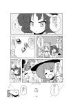  ball_gag bat_wings bdsm blush bow candle cirno cirno-nee closed_eyes comic fairy_wings fang food fruit gag hair_bow hat highres hinanawi_tenshi long_hair mikazuki_neko monochrome peach pervert pointing remilia_scarlet short_hair smile spanked swimsuit touhou translated whip wings wooden_horse 