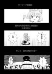  bow breasts bucket cirno cirno-nee comic cosplay crown fairy_wings hair_bow hair_tubes hakurei_reimu highres houraisan_kaguya in_bucket in_container izayoi_sakuya kisume long_hair long_sleeves mikazuki_neko monochrome nude preview remilia_scarlet short_hair sleeves_past_wrists swimsuit touhou translated wings young 