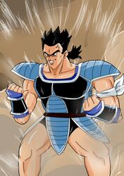  anger_vein angry armor black_hair clenched_teeth dragon_ball dragon_ball_z dragonball_z fist kameha muscle teeth toma_(dragon_ball) 