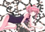  animal_ears catgirl faris_nyannyan long_hair pink_eyes pink_hair steins;gate swimsuit 