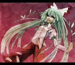  angry clenched_teeth fujiwara_no_mokou lastdark letterboxed solo touhou 