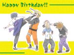  artist_request cake child food happy_birthday multiple_boys naruto ookido_shigeru pokemon pokemon_(anime) red rivalry rivals satoshi_(pokemon) shigeru_(pokemon) uchiha_sasuke uchiha_symbol uzumaki_naruto yun_(piyo-piyoyo) 