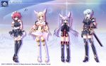  boots character_request eyepatch fergia_randgriz skyfish soukyuu_no_soleil tagme_(character) tsurugi_hagane twintails 