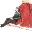  bob_cut book cape drooling fate/stay_night fate/zero fate_(series) hissiu male necktie rider_(fate/zero) sleeping waver_velvet 