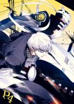  grey_hair izanagi narukami_yuu nin persona persona_4 school_uniform 