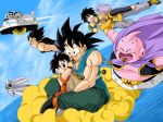  &gt;:) &gt;:d 6+boys :d age_difference bag black_eyes black_hair blue_eyes blue_hair bulma cape casual checkerboard_cookie chichi chocolate closed_eyes cloud cookie dragon_ball dragon_ball_gt dragon_ball_z dragonball_z family father_and_daughter father_and_son flying flying_car flying_nimbus food glasses gloves grandfather_and_granddaughter green_skin hands_on_own_cheeks hands_on_own_face happy ichi14 kintoun majin_buu multiple_boys multiple_girls open_mouth outdoors pan piccolo pink_skin purple_hair shoes sky sleeveless smile smirk son_gohan son_gokuu son_goten spiked_hair spiky_hair trunks_(dragon_ball) vegeta videl water wristband 