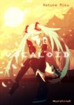  aqua_hair bad_id closed_eyes detached_sleeves eyes_closed hatsune_miku inazumrai long_hair necktie open_mouth skirt smile solo thigh-highs thighhighs twintails very_long_hair vocaloid zettai_ryouiki 