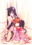   blush bow catgirl goto_p lace loli long_hair nekomimi short_hair skirt tail  