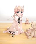  catgirl loli nekomimi seifuku short_hair skirt tail twintails uniform 