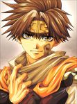  blonde_hair headband highres hitodama_(artist) morrow_(artist) saiyuki son_goku_(saiyuki) tagme yellow_eyes 