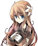 brown_hair detached_sleeves flower fruit_punch gloves hair_flower hair_ornament long_hair marta_lualdi solo tales_of_(series) tales_of_symphonia tales_of_symphonia_knight_of_ratatosk transparent_background white_gloves 