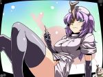  nurse purple_hair thigh-highs thighhighs tsuki_wani 