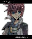  aqua_eyes asbel_lhant character_name coat fruit_punch lowres male red_hair redhead solo tales_of_(series) tales_of_graces title_drop 