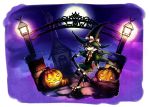  halloween hat jack-o&#039;-lantern jack-o'-lantern kabane_(follabi) original pumpkin witch witch_hat 