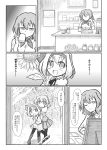  absurdres alice_margatroid alice_margatroid_(pc-98) alternate_costume comic cup drinking flower futa4192 hairband happy highres kazami_yuuka leaf monochrome multiple_girls pantyhose photo_(object) picture sitting skirt smile sunflower tape thighhighs touhou touhou_(pc-98) translated translation_request wink young 