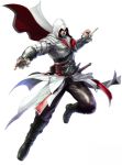  assassin&#039;s_creed assassin&#039;s_creed:_brotherhood assassin's_creed assassin's_creed:_brotherhood beard blade cape ezio_auditore_da_firenze facial_hair hood kawano_takuji official_art soul_calibur soul_calibur_v soulcalibur soulcalibur_v vambraces 