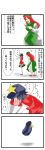  2girls 4koma comic hakosanhanasan highres hong_meiling miyako_yoshika multiple_girls touhou translation_request 