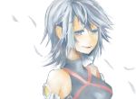  aqua_(kingdom_hearts) bare_shoulders blue_eyes blue_hair countdown09 kingdom_hearts kingdom_hearts_birth_by_sleep short_hair solo 