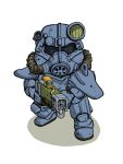  chibi fallout_3 gun hirekatsu laser_rifle power_armor solo weapon 