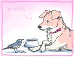  bowl character_request collar dog dog_bowl dog_food food no_humans pet_bowl souko_souji studio_ghibli translated translation_request 