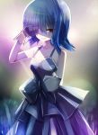  blue_hair dress fang_xue_jun gloves hayate_no_gotoku! purple_eyes short_hair suirenji_ruka violet_eyes 