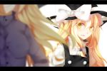  blonde_hair blurry close-up depth_of_field dual_persona kirisame_marisa kirisame_marisa_(pc-98) multiple_girls shouen_kigashi time_paradox touhou touhou_(pc-98) 