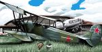  capybara hangar hatsune_miku ilyushin_il-4 mecha military polikarpov_po-2 russian rxjx soviet vocaloid walker world_war_ii 