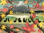  leaf maple_leaf maribel_hearn mountain multiple_girls retrospective_53_minutes silhouette tokoroten_(hmmuk) touhou usami_renko 