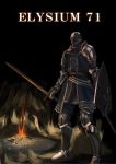  dark_souls fire helmet highres knight_of_astora_oscar shield sword weapon 