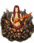  dark_souls fire flame flaming_sword senri spider_girl sword weapon 