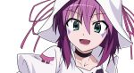  aqua_eyes hat long_hair merry_nightmare purple_hair ribbons transparent ushiki_yoshitaka vector vector_trace yumekui_merry 