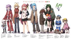 1boy 6+girls =_= ^_^ a.i._voice absurdres adachi_rei ahoge alternate_costume android animal_slippers antenna_hair arms_behind_back belt black_hair black_hoodie black_leggings black_pants black_shorts black_sleeves black_socks blonde_hair blue_eyes blue_hair blunt_bangs bottle braid brooch brown_coat brown_hair brown_jacket brown_sweater character_name character_profile christmas_sweater closed_eyes closed_mouth coat collarbone collared_dress commentary_request datemegane denim disembodied_head dress drink_carton drooling drunk eye_contact fake_facial_hair fake_mustache floating full_body gloves green_eyes green_hair green_hairband green_hoodie grey_hair grey_sweater hair_ornament hair_ribbon hairband hand_in_pocket hand_on_another's_head hand_on_own_hip hanten_(clothes) hat headgear heart heart_brooch highres holding holding_detached_head holding_drink_carton hood hood_down hoodie jacket jeans jewelry kizuna_akari kizuna_akari_(moe) kneehighs kotonoha_akane kotonoha_aoi kyoumachi_seika layered_shirt layered_sleeves leaning_on_table leggings lineup long_hair long_sleeves looking_at_another looking_at_viewer low_twin_braids lying mary_janes multiple_girls omake on_back on_floor one_eye_closed one_side_up open_clothes open_coat open_mouth orange_hair oversized_clothes pants pink_dress pink_hair radio_antenna red_eyes red_sweater ribbed_sweater ribbon sake_bottle santa_costume santa_hat scarf school_hat shirt shoes short_hair short_hair_with_long_locks short_over_long_sleeves short_sleeves shorts sidelocks sleeves_past_fingers sleeves_past_wrists slippers smile socks standing surprised sweater table thick_eyebrows touhoku_kiritan touhoku_zunko translation_request tsukuyomi_ai tsukuyomi_shouta tsurumaki_maki turn_pale turtleneck turtleneck_sweater twin_braids twintails twirling_mustache utau v-shaped_eyebrows violet_eyes vocaloid voiceroid white_background white_gloves white_hair white_scarf white_shirt white_socks yellow_eyes yuzuki_yukari zundamon zundamon_(utau) 