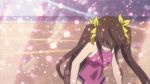  animated animated_gif brown_hair gif huang_lingyin infinite_stratos long_hair lowres transformation twintails 