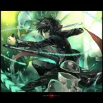  black_hair hibari_kyouya josco katekyo_hitman_reborn katekyo_hitman_reborn! male red_eyes short_hair solo tonfa weapon 