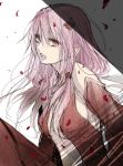  bad_id breasts center_opening detached_sleeves guilty_crown hair_ornament hairclip long_hair navel open_mouth pink_hair red_eyes solo twintails yoi_machi yuzuriha_inori 