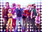  6+boys antonio_lopez bad_id barnaby_brooks_jr bomber_jacket cabbie_hat crossed_arms hat huang_baoling ivan_karelin kaburagi_t_kotetsu karina_lyle keith_goodman monjjj multiple_boys multiple_girls nathan_seymour thinking tiger_&amp;_bunny 