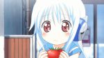  animated_gif brown_eyes flower_(kowarekake) headphones kowarekake_no_orgel long_hair tomato white_hair 