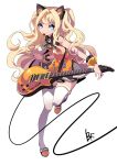  animal_ears bf._(sogogiching) guitar instrument seeu solo star star-shaped_pupils symbol-shaped_pupils thigh-highs thighhighs vocaloid zettai_ryouiki 